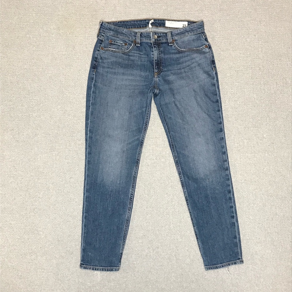Rag & Bone Dre Low Rise Slim Boyfriend Jeans.   27